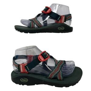 CHACO Z/Cloud Cushioned‎ Sandals Women's Red Nylon Strappy Toe Loop - US 7